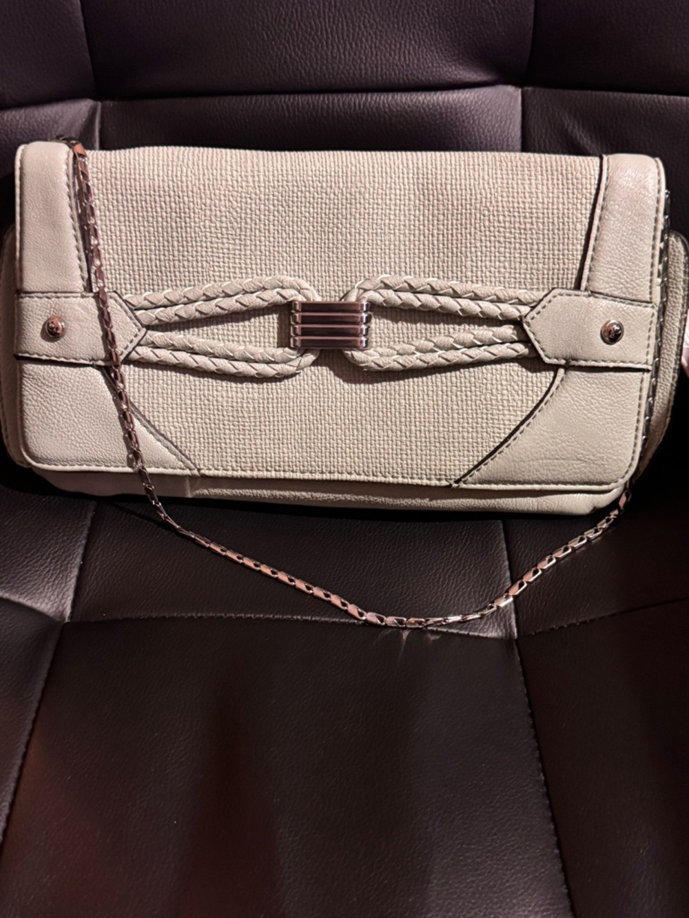 Jlo Jennifer Lopez Grossamer Green Meridian Clutch / Handbag New with Tag